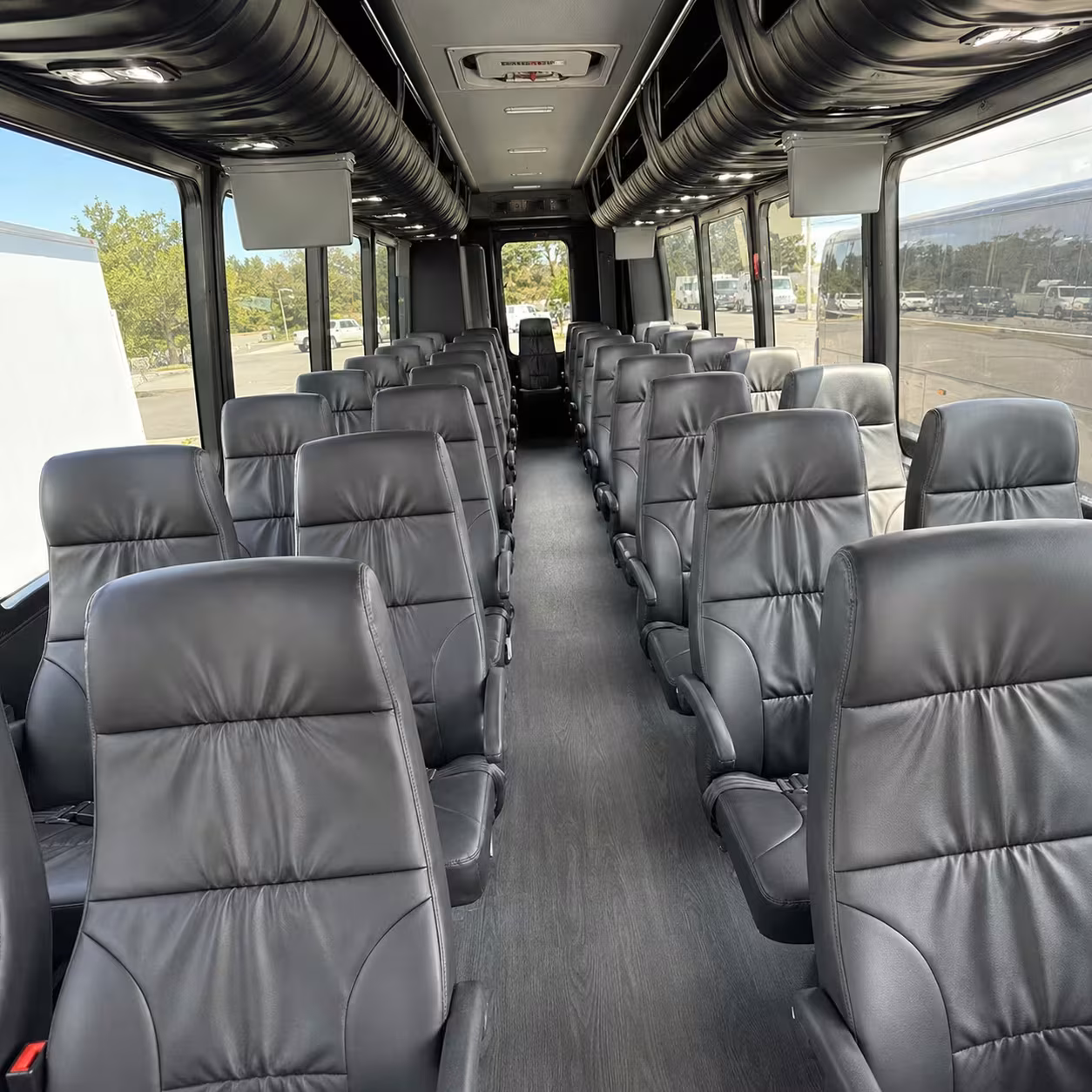 30 passenger minibus inside
