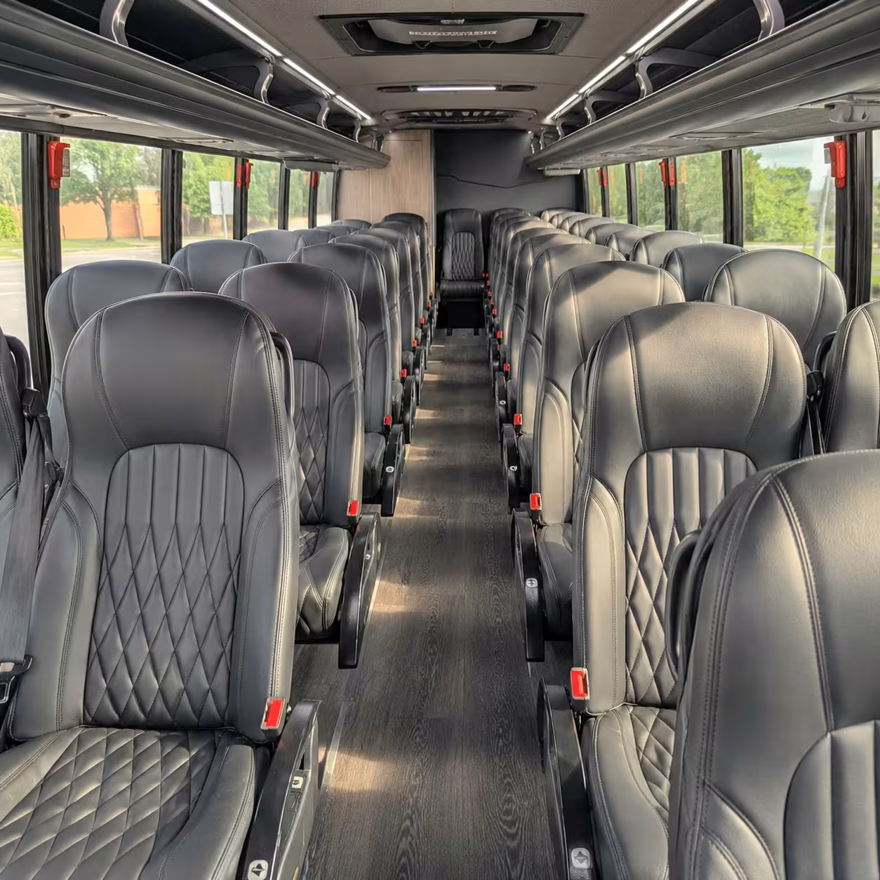 35 passenger minibus interior