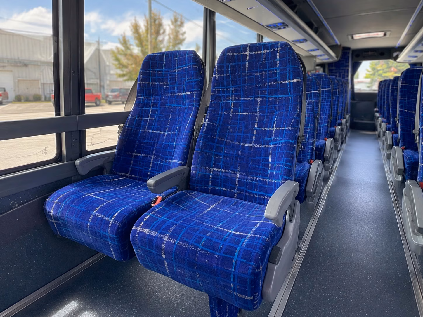 college and high school sports bus rentals in lake forest
