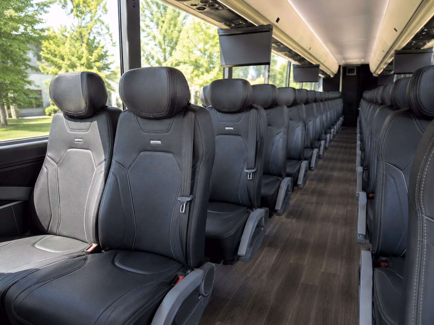 how vehicle type changes charter bus prices in lake forest california