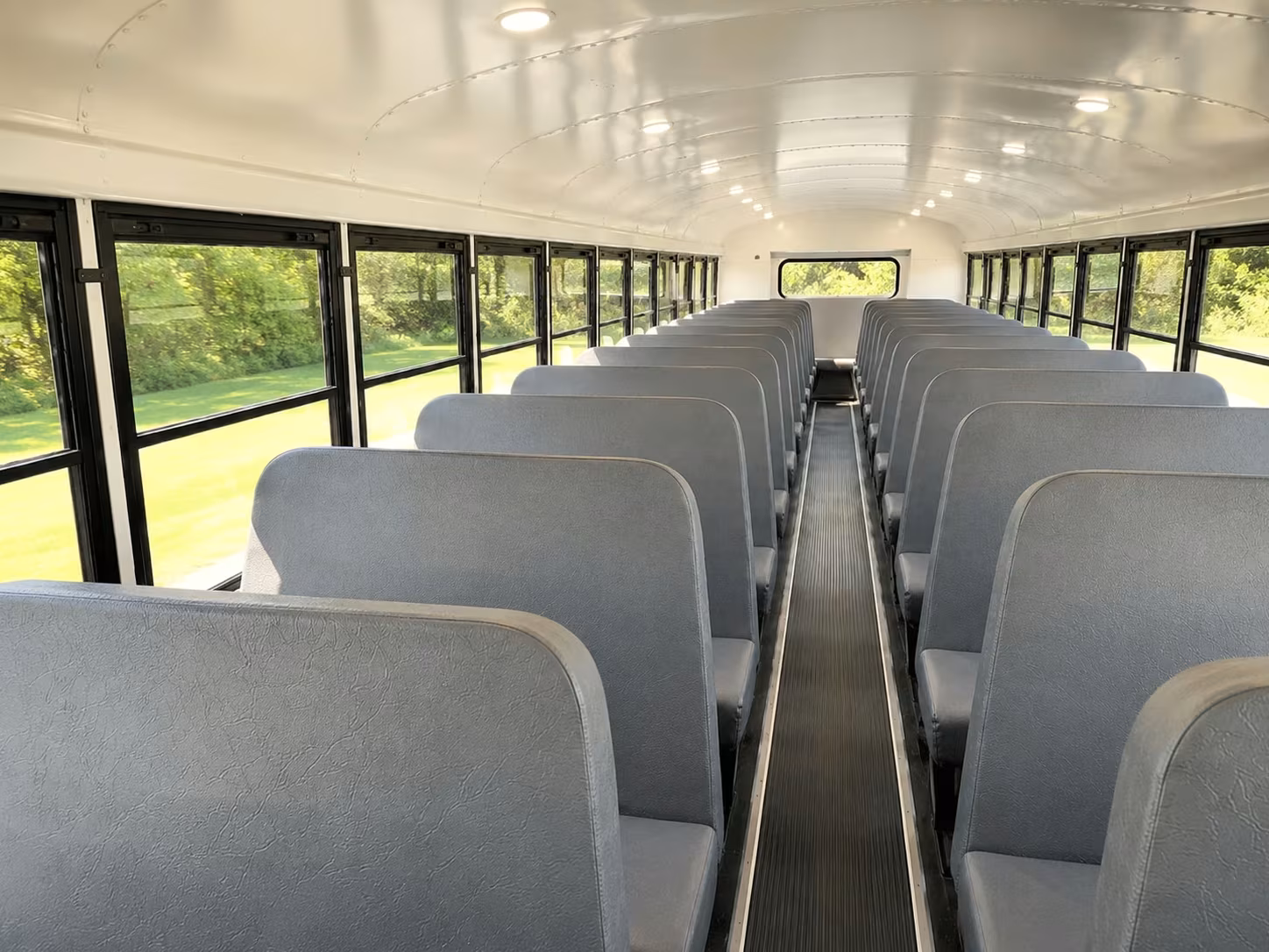 school bus interior