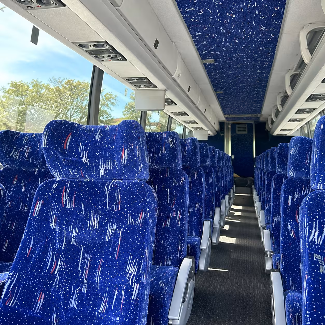 senior ministry charter bus rentals in lake forest