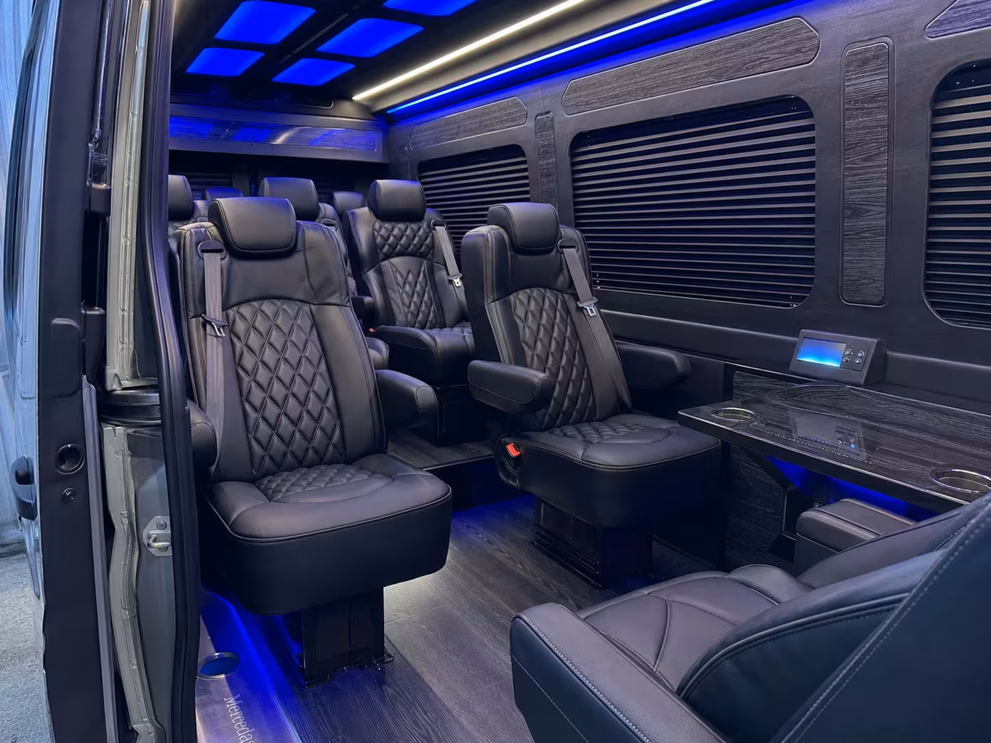 sprinter van transportation for groups and events across lake forest