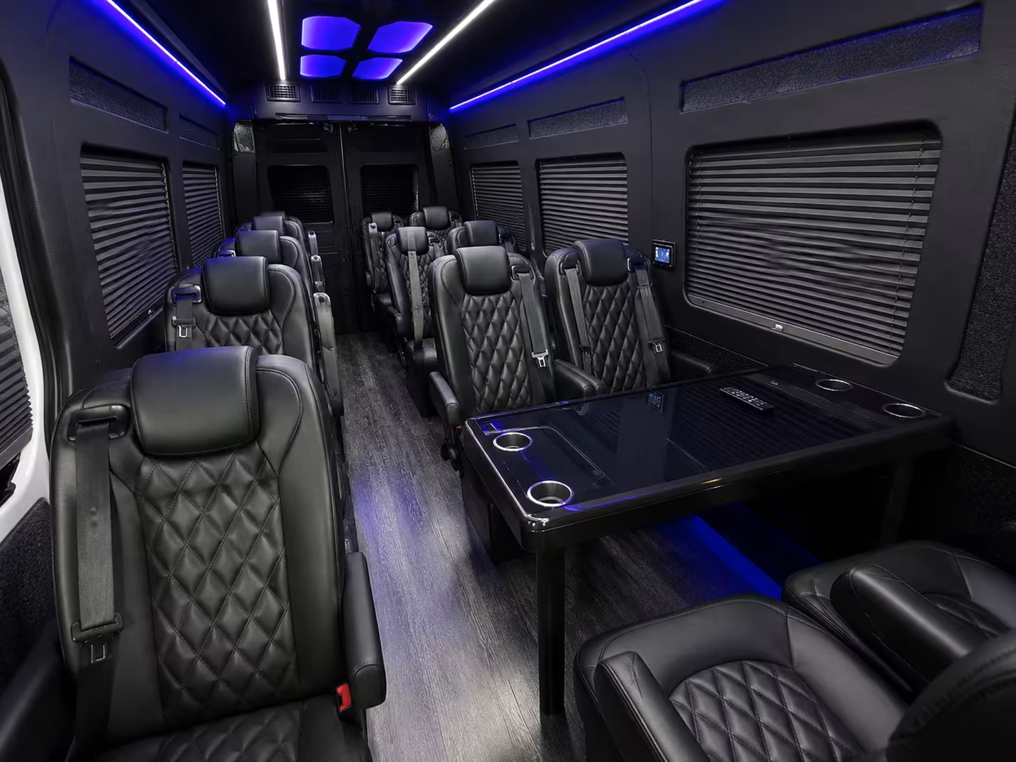sprinter van with driver interior