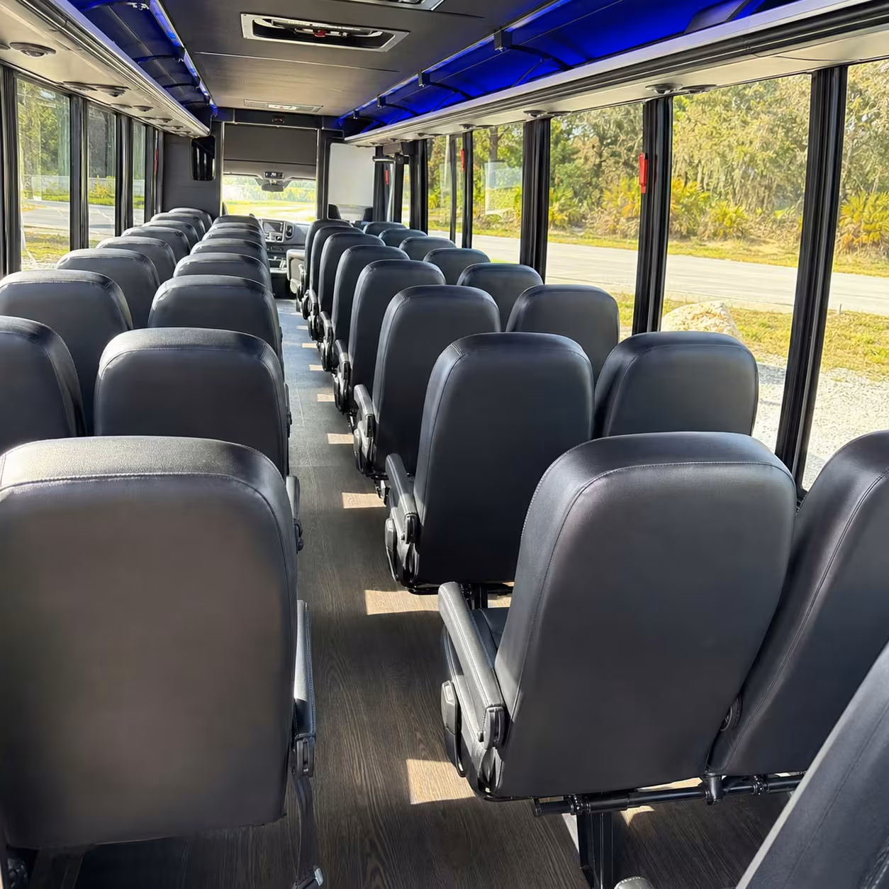 youth group and vbs minibuses in lake forest